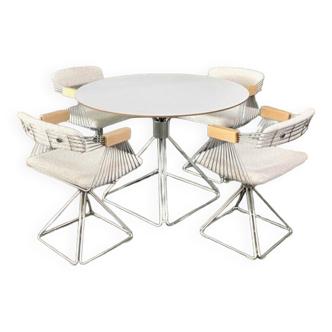 "delta" dining room set by rudi verelst for novalux - aristide upholstery