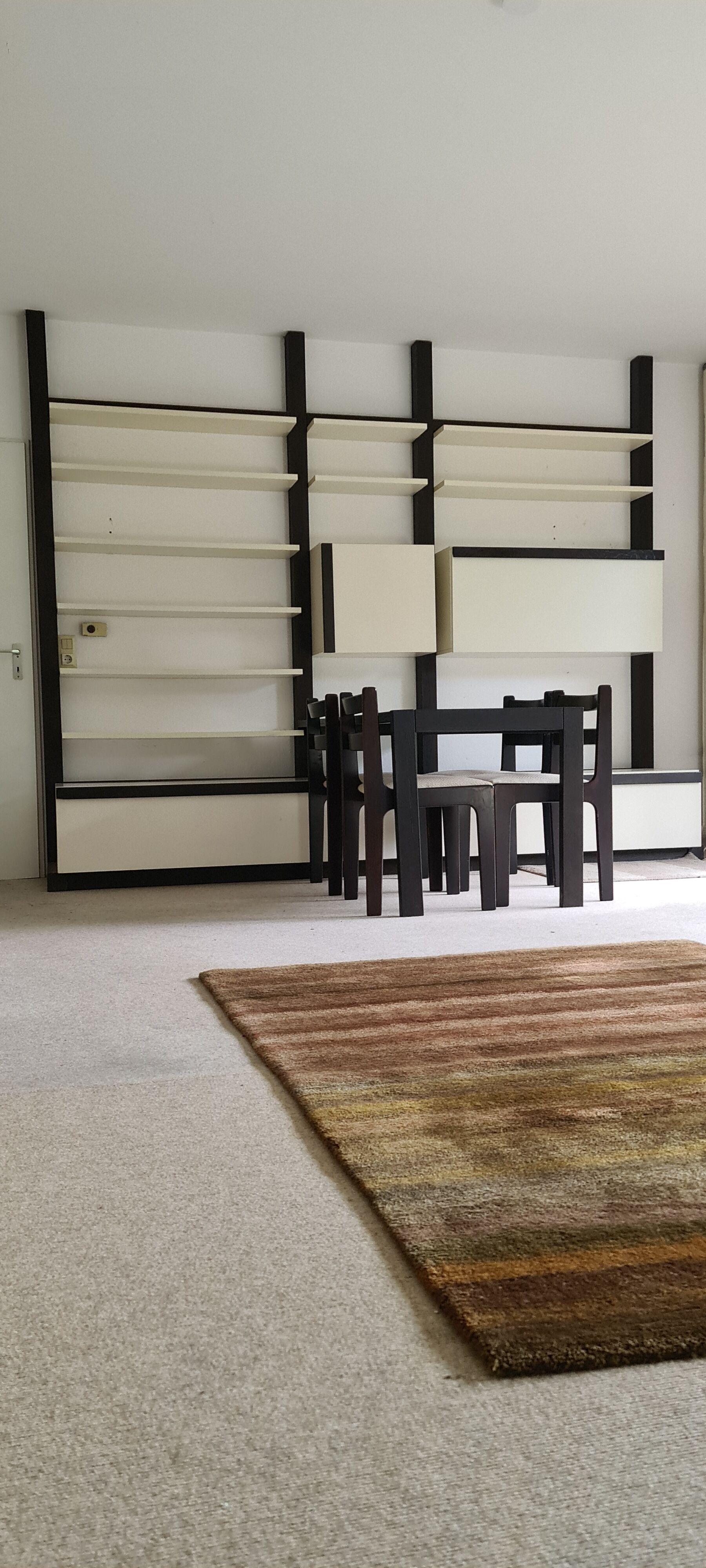 Vintage 70s wall unit and table "Neveada" bj J Penetenrieder