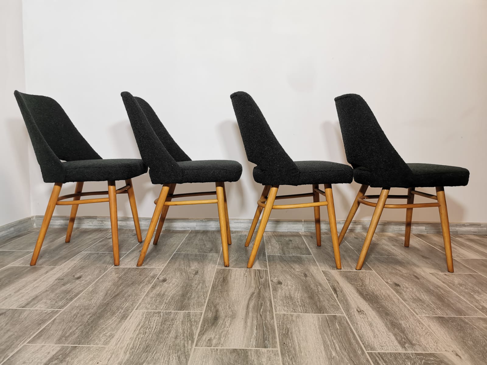 Restored dining chairs by Oswald Haerdtl