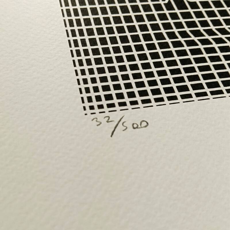 1970s Victor Vasarely Limited numbered Edition Lithograph.