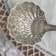 Chinon silver sugar shaker spoon - Vieillard hallmark