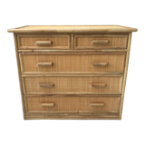 Rattan chest of drawers