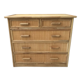 Commode en rotin