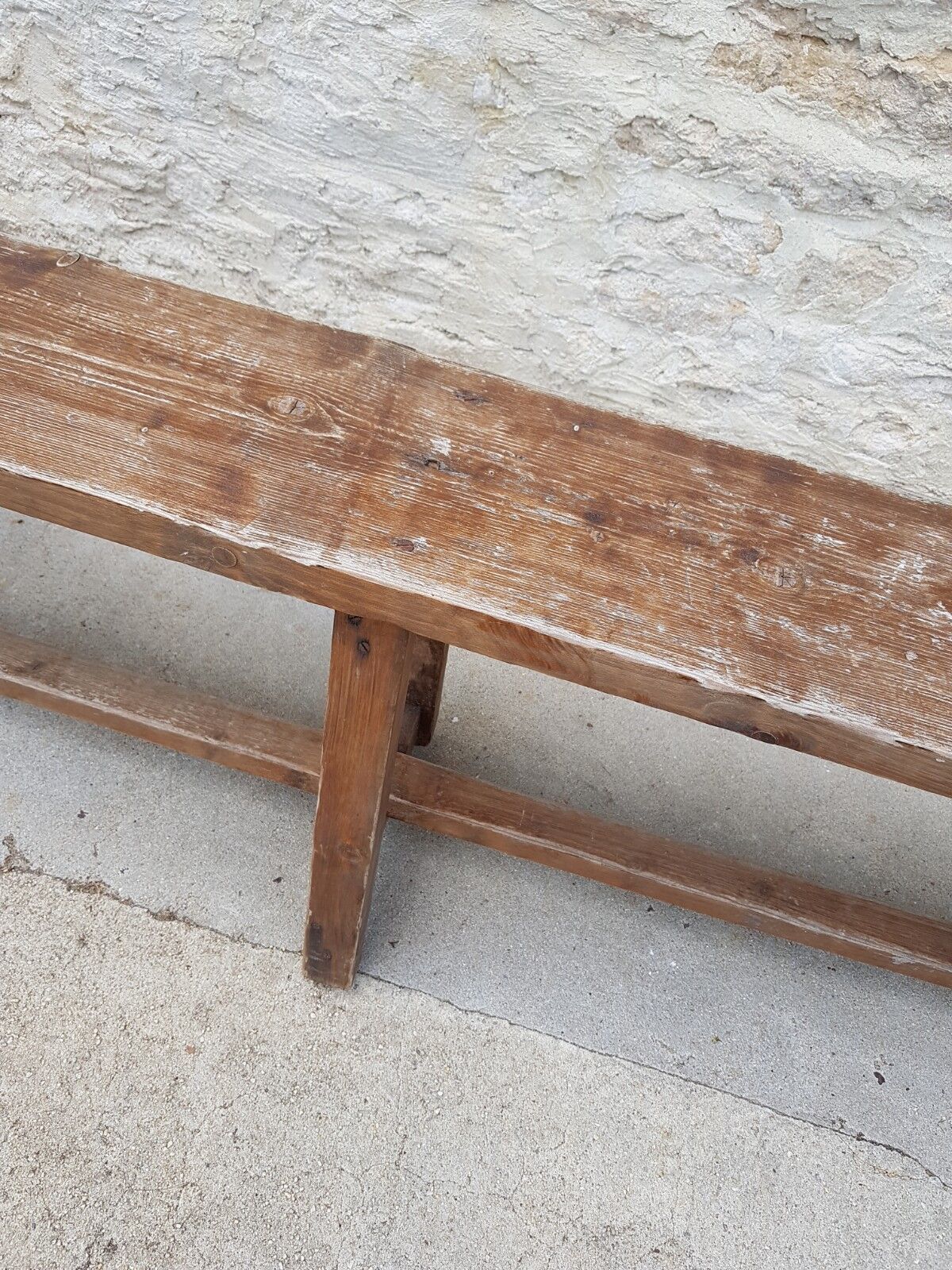 Old farm bench