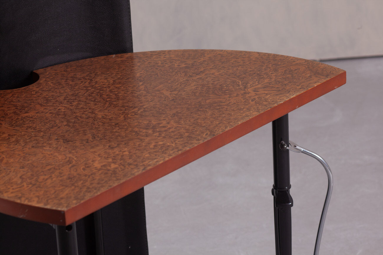 Postmodern small ‘La Vuelta’ desk by Perry King and Santiago Miranda for Akaba, Spain, 1980s