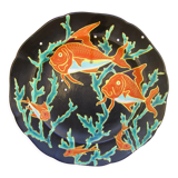 Longwy enamel plate