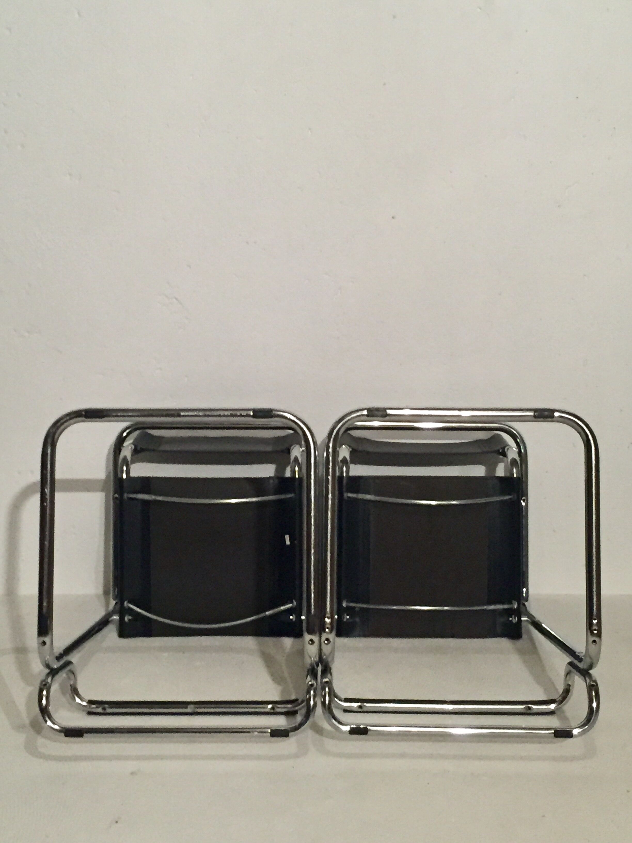 Pair of Cantilever Mart Stam bar stools