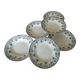 6 St Amand "Jane" iron clay soup plates