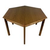 Extendable hexagon dining table 1970’s