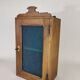 Wood art nouveau style medicine cabinet