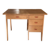 Light wood desk
