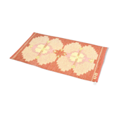 Swedish rollakan rag rug signed handwoven 60x110cm
