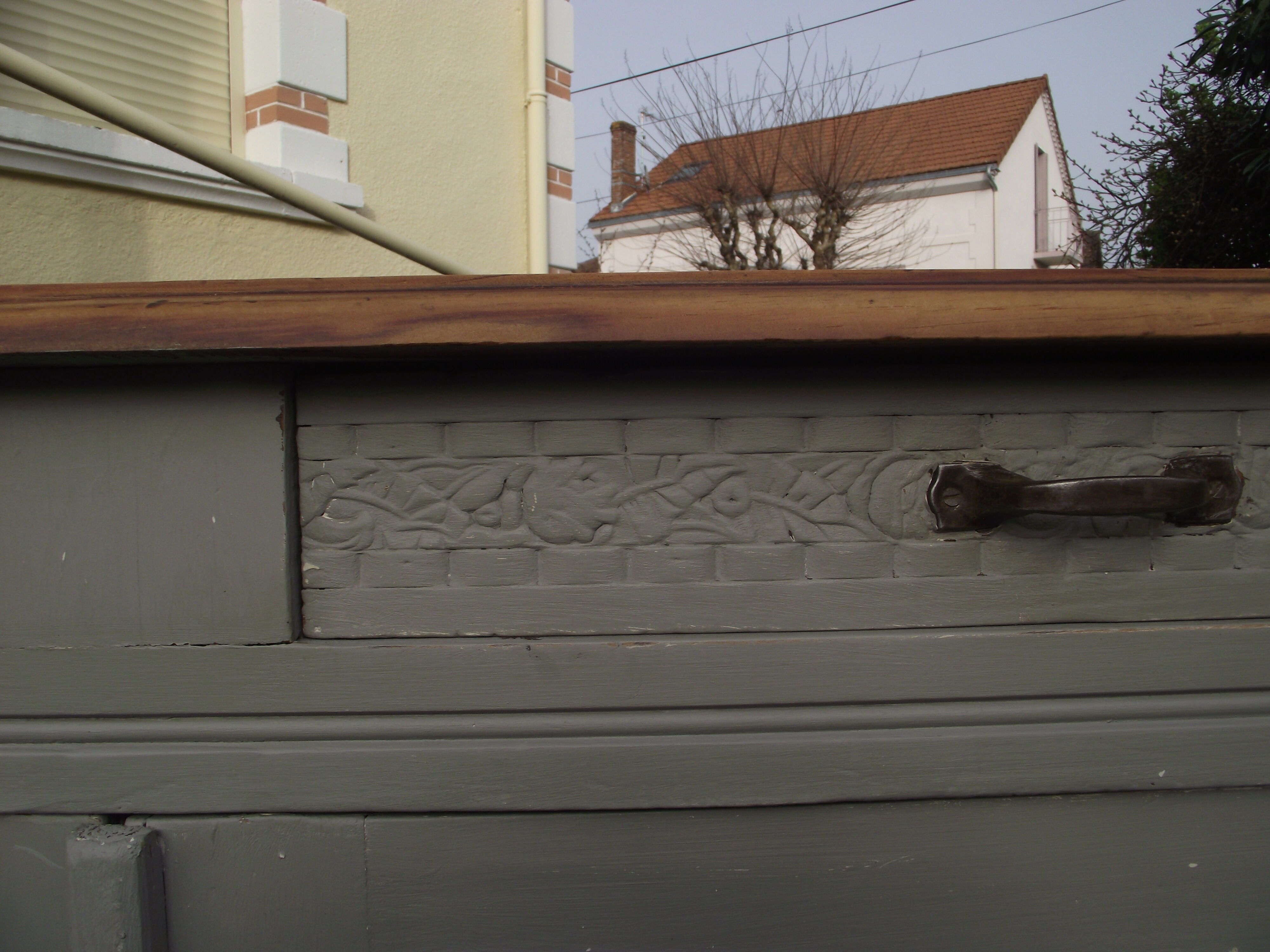 Parisian buffet painted art deco