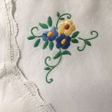 8 hand-embroidered napkins