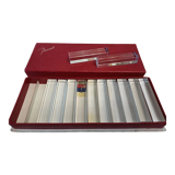 12 Baccarat crystal knife holders