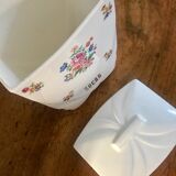 Pot "sucre" flowers and gilding