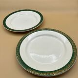 Set of 2 plates Digoin & Sarreguemines