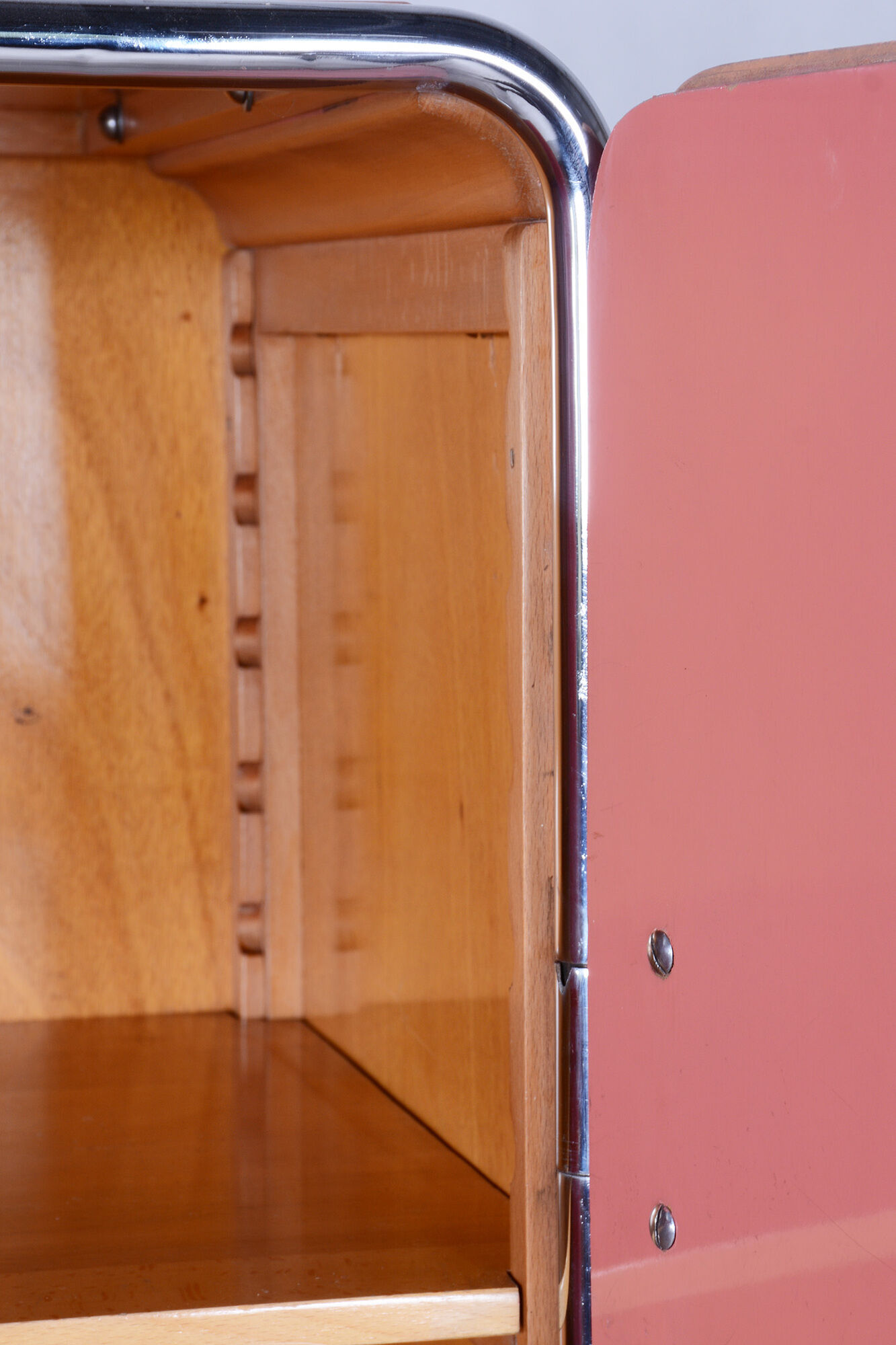 Restored Bauhaus Pair of Wardrobes, H. J. Hagemann, Thonet, Germany, 1930s