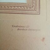 old photograph, brothers, Berchem, Belgium, early 20th century