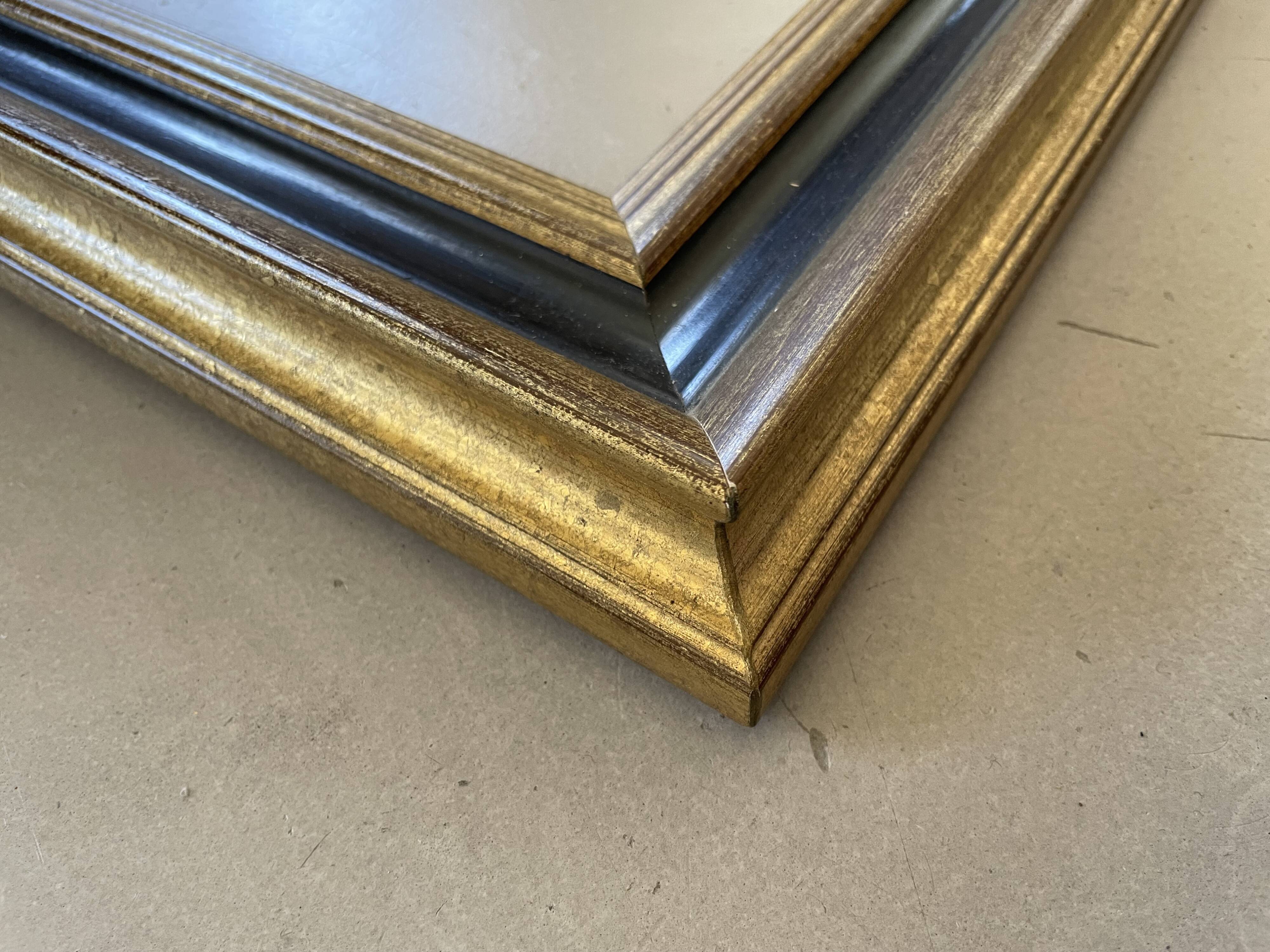 Old gold and black frame