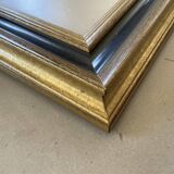 Old gold and black frame