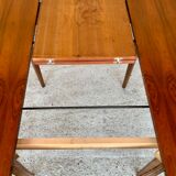 Extendable dining table with butterfly extensions in rosewood circa 60's