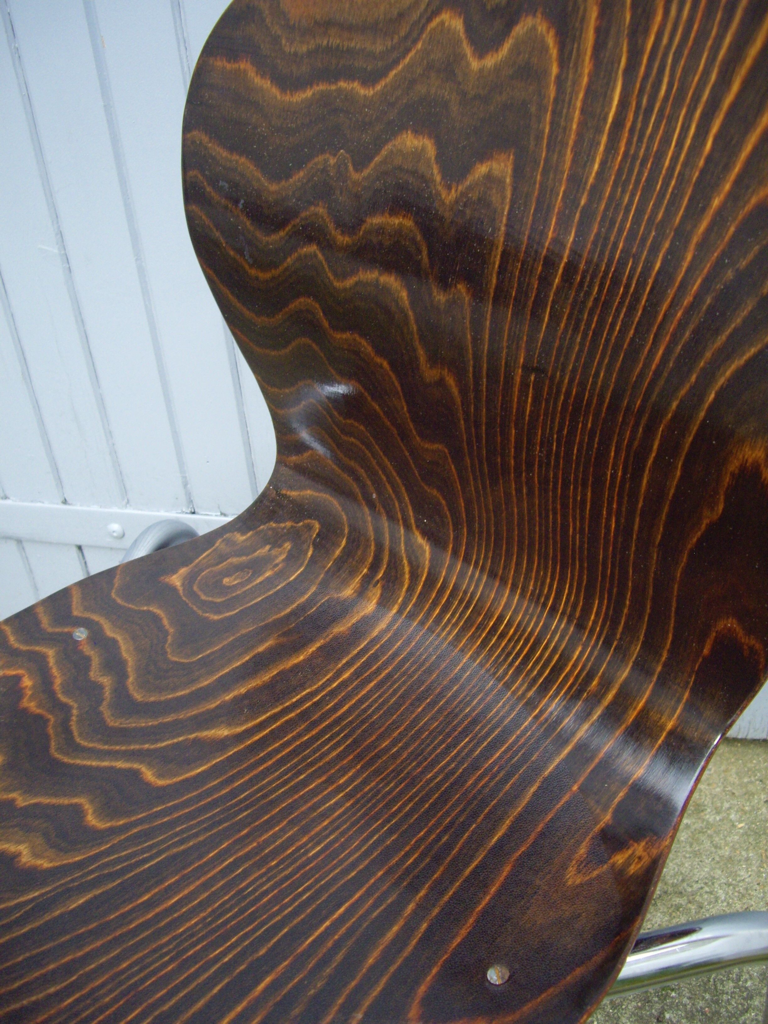 6 Pagholz chairs 70/80