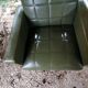 Green skai armchair 1950 1960