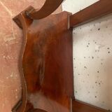 Louis Philippe console in mahogany and veneer XIX century