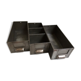 Lot of 3 industrial lockers
