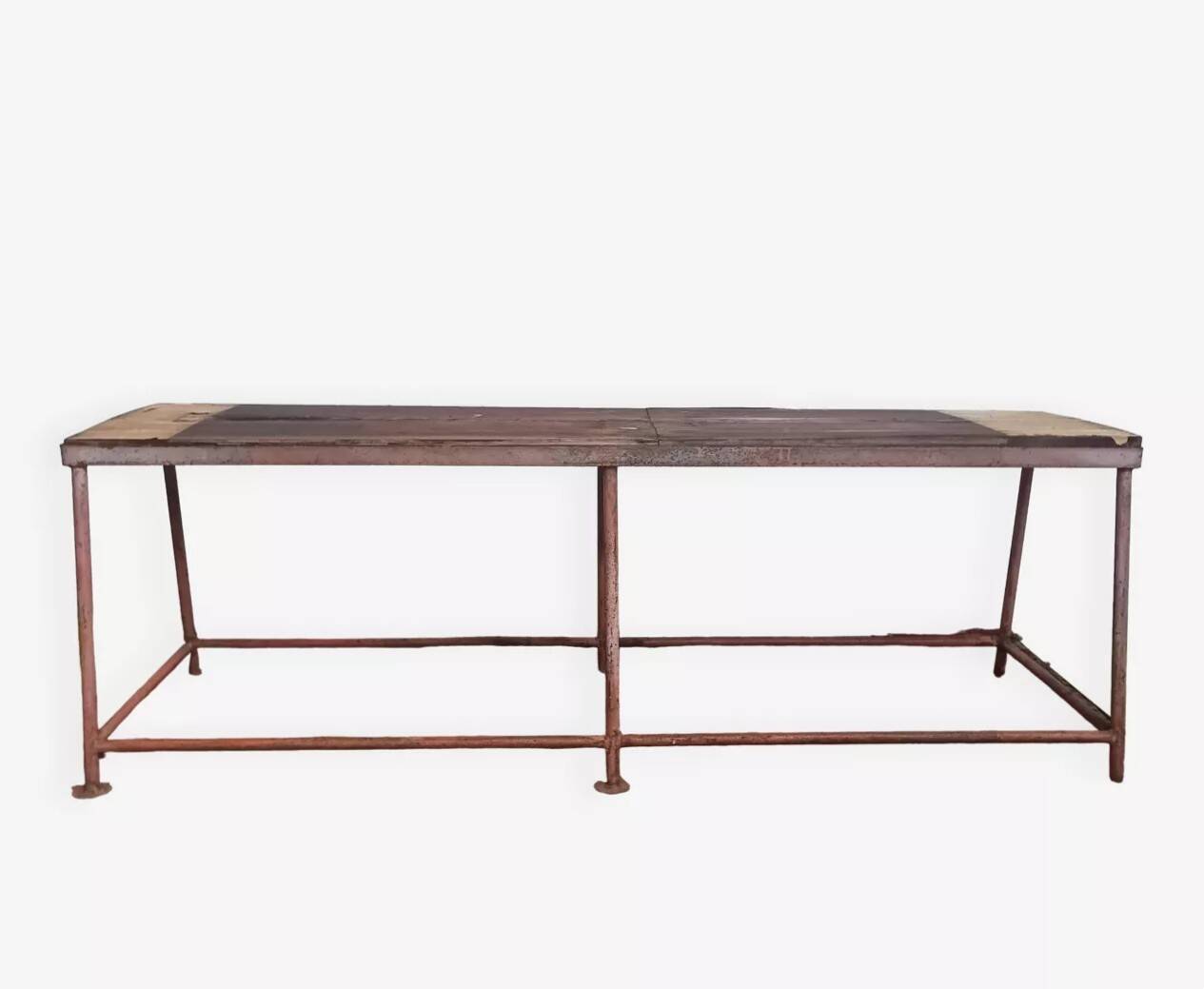 Metal industrial bench