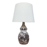 Openwork ceramic lamp, vine leaves, 1960s