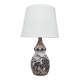 Openwork ceramic lamp, vine leaves, 1960s