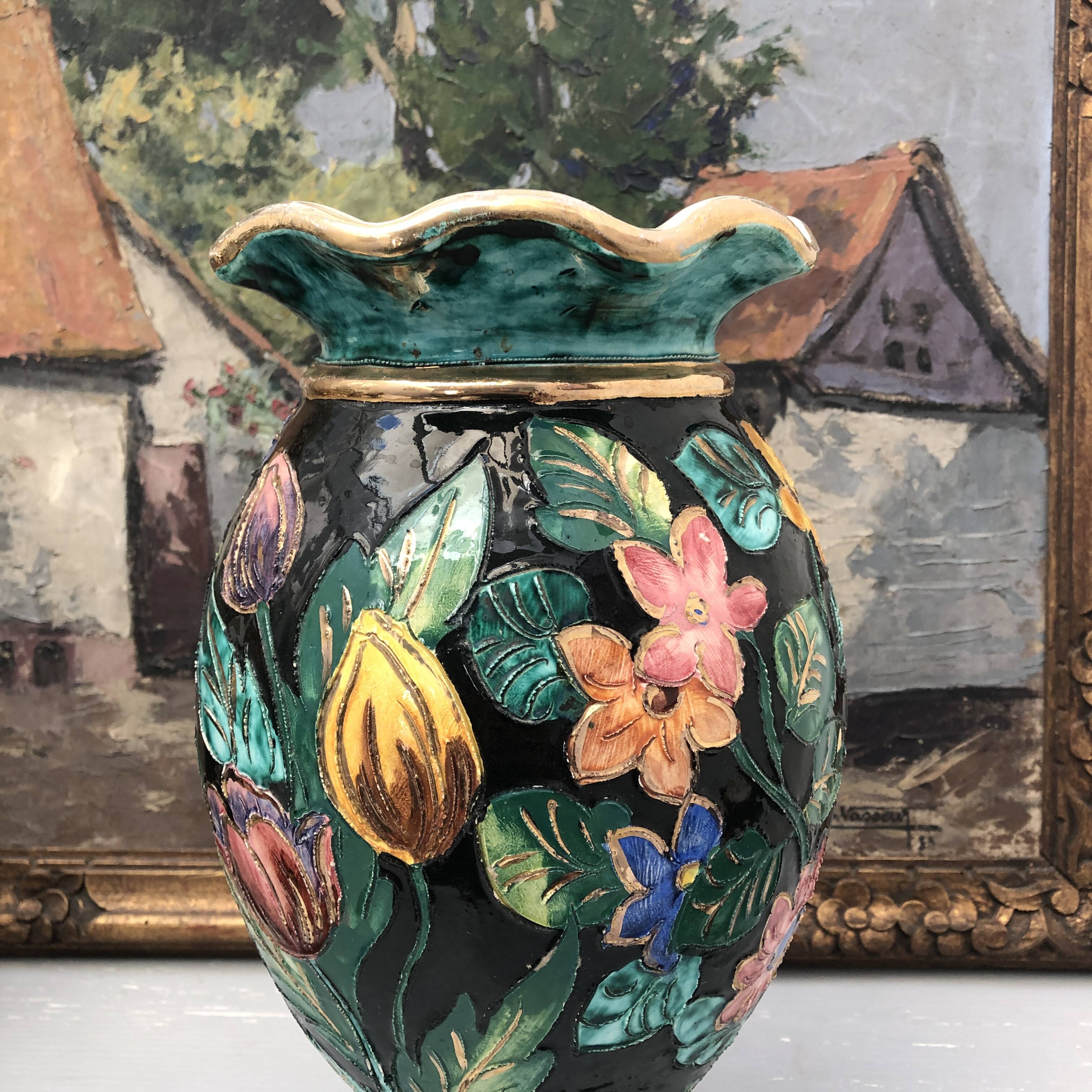 Vase Vallauris style Monaco 1950-1960