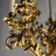 Carved and Gilded Wood Chandelier, 18 Arms of Light, Italy Circa 1880