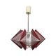 "Rozwój" Kłobuck hanging string lamp, Polish design from the PRL 1970