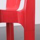 Red "Universale" chair by Joe Colombo / Kartell