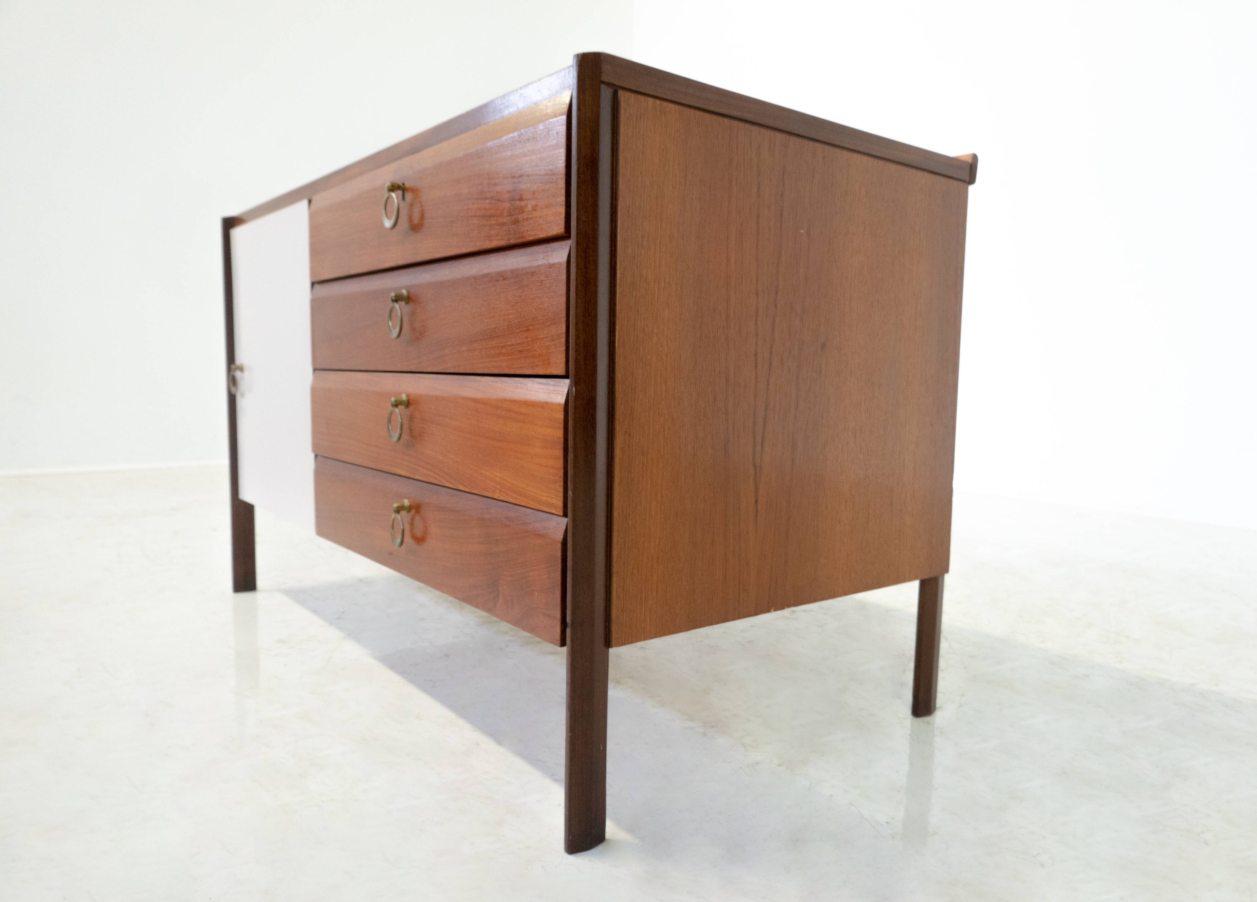 Mid-Century Wooden Sideboard, 1960s