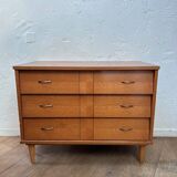 Vintage 1960s chest of drawers