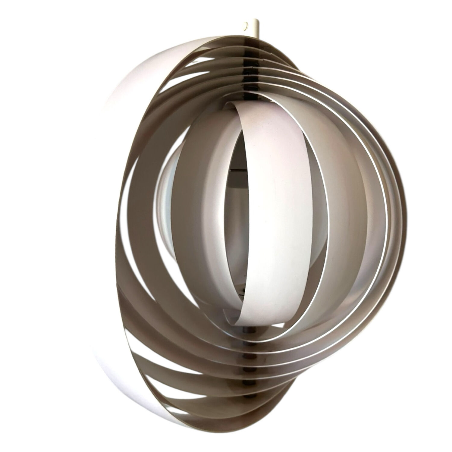 Lampe Pentant « Moon » originales de Verner Panton des années 1960