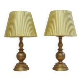 Ensemble de deux lampes de chevet, design danois, années 1970, production : Danemark