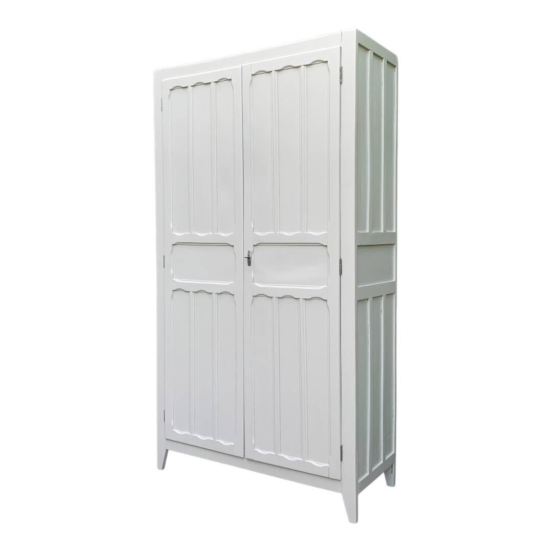 Antique Parisian paneled wardrobe, 1940