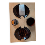 Earthenware ashtray from Salins-les-Bains