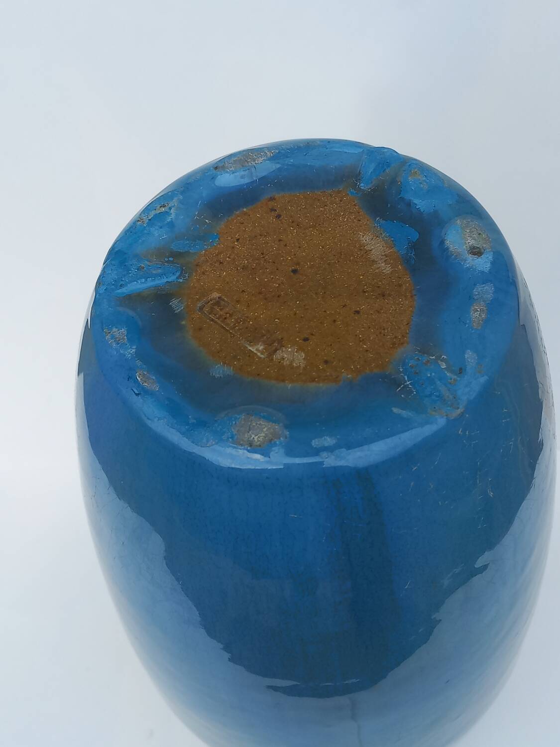 Ceramic dripping vase from the 1930s signed