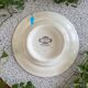 Antique Sarreguemines earthenware mignardise dish on a pedestal