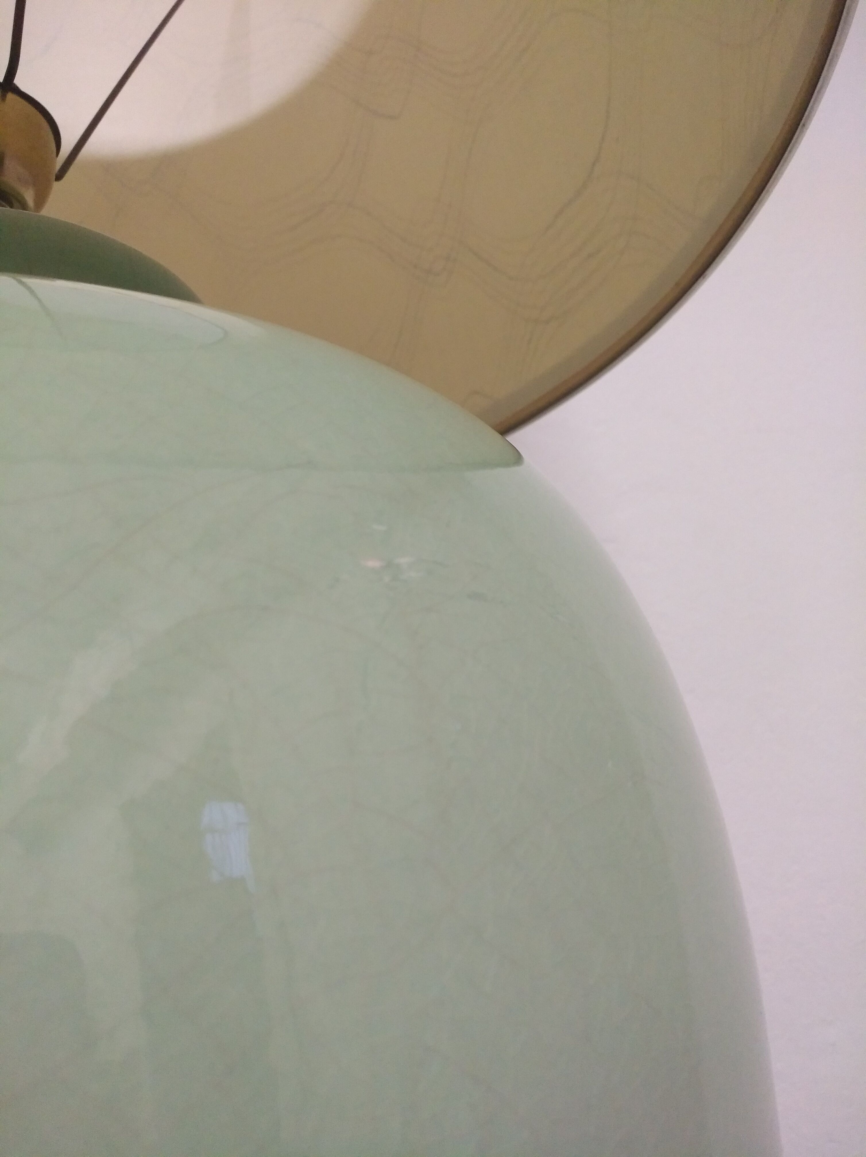 Charolles earthenware lamp from the 70s/80s