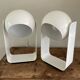 Vintage Table Lamp White Space Age Look Massive 90's design