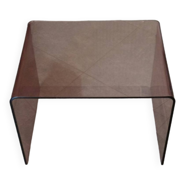 Mobilier design - table d'appoint - bout de canapé - chevet de Michel Dumas - 1970 - époque vintage