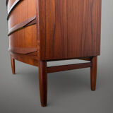 Scandinavian mid-century teak chest of drawers