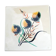Longwy porcelain square dish, numbered aurora model, retro chic